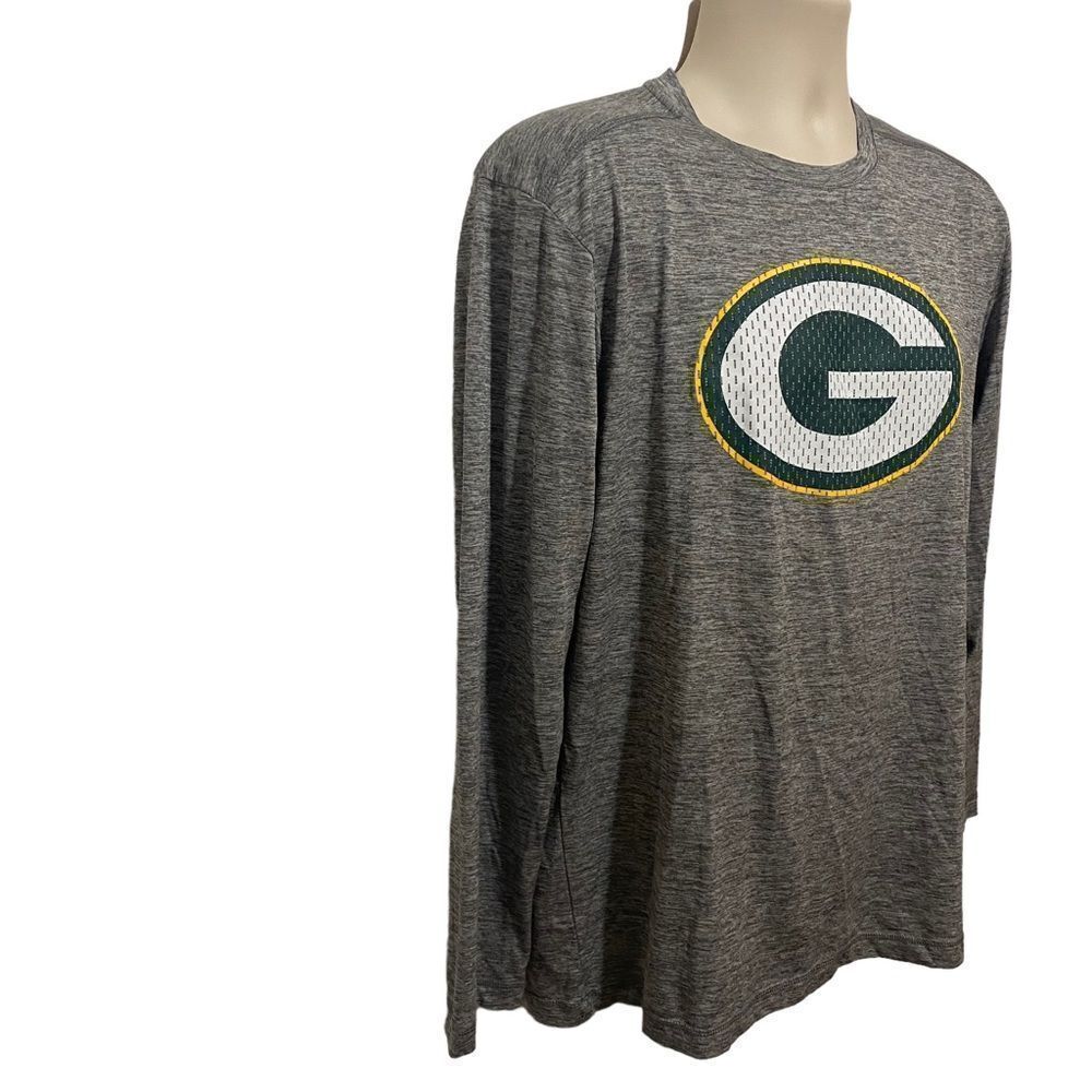 NFL Green Bay Packers Gray Athletic Shirt - Picture 2 of 9